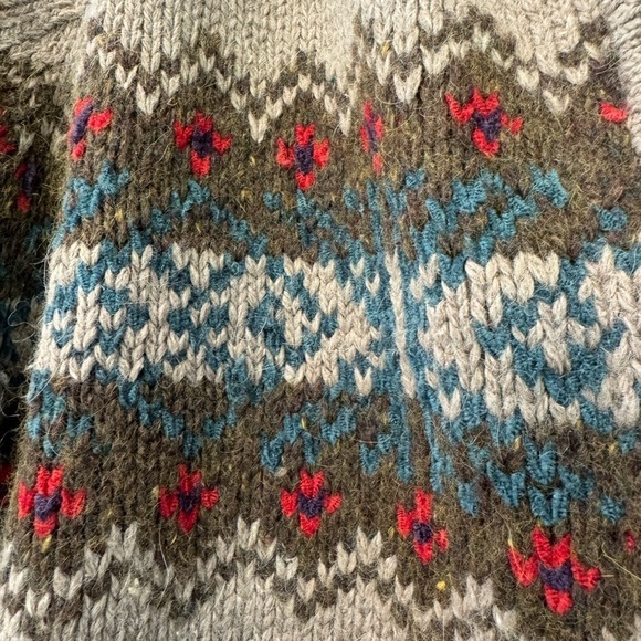 Vintage Evan Picone Angora Blend Zipper Cardigan / Jacket Sweater / xlarge - Picture 8 of 11